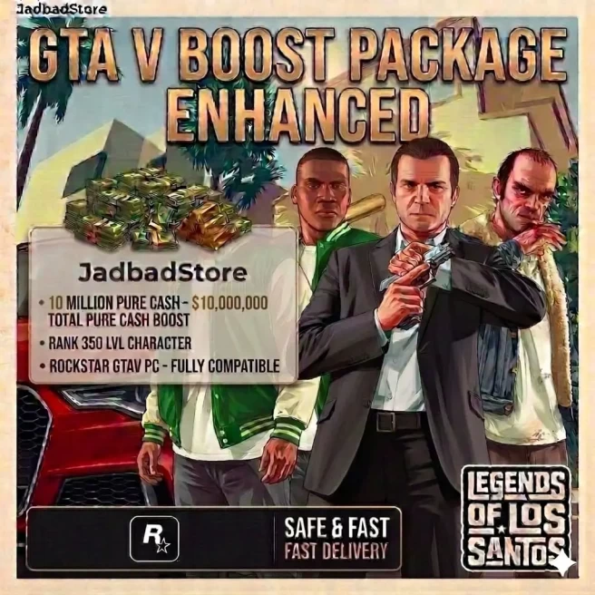 Rockstar GTA Enhanced PC Boost | $10 Million Pure Cash | RP 350