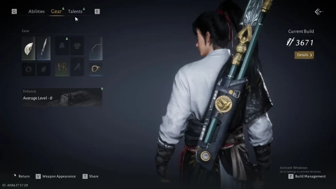 ASIA | 1 Harmonic Core | MC Male | Starter LVL 5 | Lone March Outfit | Power 3671 | 476K Regional Currency | Check SS WWM173B