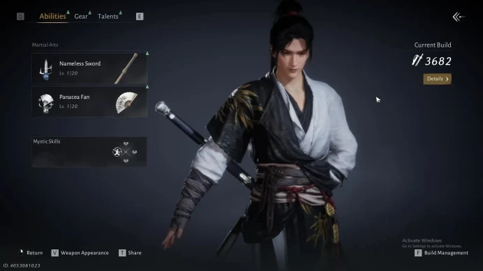 ASIA | 1 Harmonic Core | MC Male | Starter Lvl.6 | Power 3682 | 320K Regional Currency | Check SS WWM175B