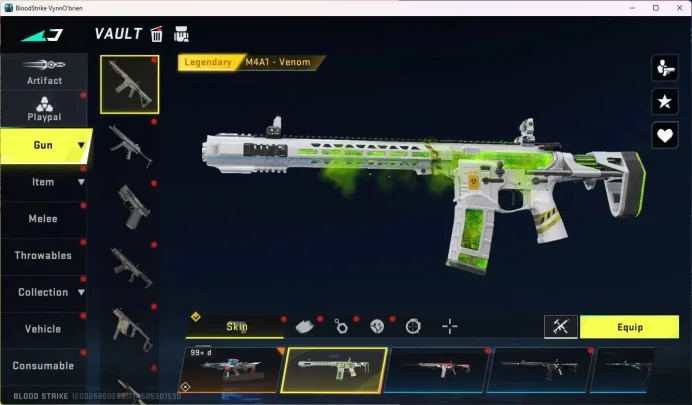 ASIA | 1 ETERNAL: Desert Eagle-Scorpius | 2 7DS | 1 ULTRA GUN | 1 LEGENDARY MELEE | 10 LEGENDARY Guns |More Check SS BS1100B