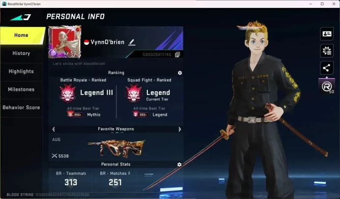ASIA | 1 ETERNAL: Desert Eagle-Scorpius | 2 7DS | 1 ULTRA GUN | 1 LEGENDARY MELEE | 10 LEGENDARY Guns |More Check SS BS1100B