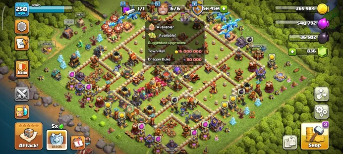 Th 16 Full Max| LVL 250 | 4 Equipment Epic| Change Name 1000 Gem | All Pets Max| Heroes 95 95 80 70 45| Security Account