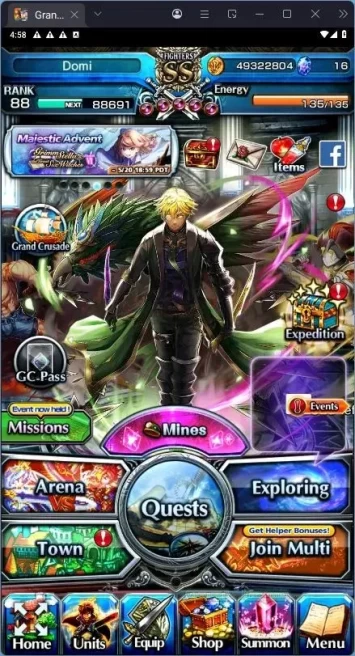 Global | Rank 88 | Rimuru TW, Accelerator TW, Miyu TW, Illya, Goku TW, Exceed Zechs TW | Take mail | Detail Check SS GS281B