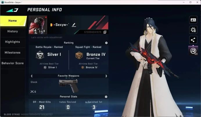 ASIA | Ultra KAG-6 Soulblaze|BLEACH Collab Ethan|Legendary FAL Prism|4 other Guns|1 Melee|Legendary Skin|More Check SS BS1101B