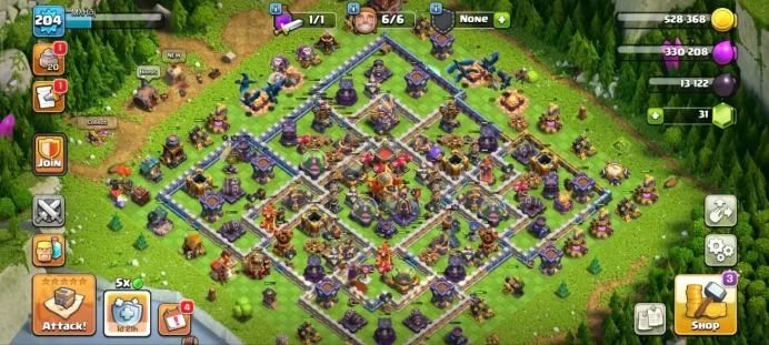 Th 16| LVL 204 | Change Name 500 Gem | Equipment Epic 4| Heroes 73_75_56_65_33