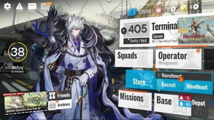 Global | Lv38 | 5x*6 Ops (Archetto, Mountain, SilverAsh,Astgenne,Ulpianus) | Main 15-1 | Check SS AK001B