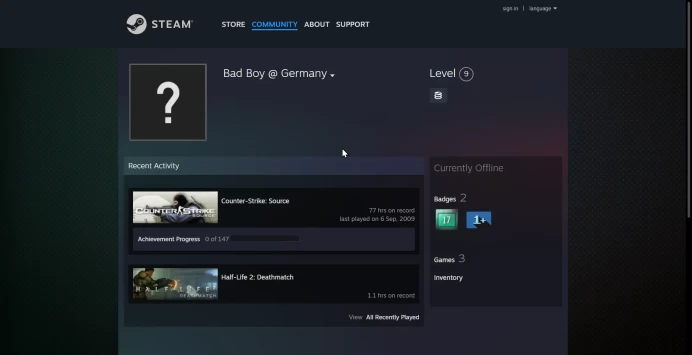 Steam 8-20 LVL / 4 games / Register date 2008 year / 5 dollars limit / FK24