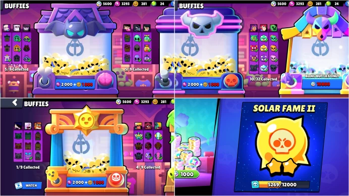 BEST BS 124.5k TROPHY, SOLAR FAME 2,MASTERS,119 PRESTIGE,13K 3v3 WINS,103/103 UNLOCKED,46 HYPER CHARGED,7 MAXED,360 OP SKINS,1113 PINS, 602 ICON