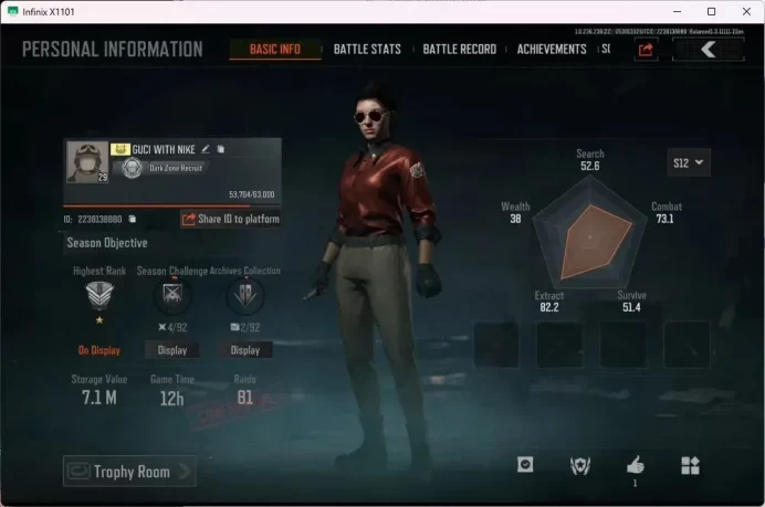 Mobile | LV 29 | SV 7.1 M | CV 5.5 M | Ceremonial Groza, Ceremonial MCX, Ceremonial M249, Corpo | more detail Check SS AB478B