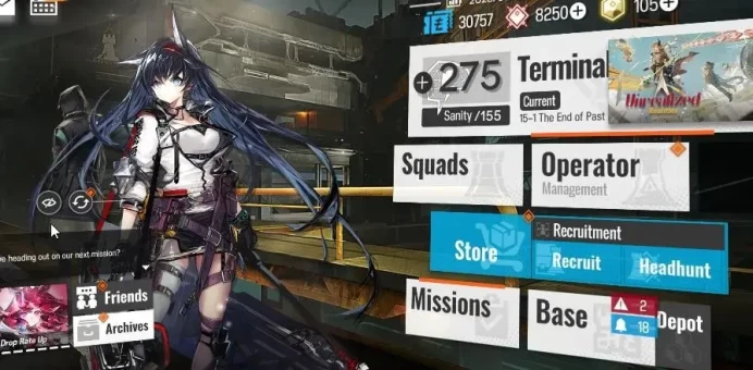 Lv 25 | 56 OP + 1 Skin | 8250 Orundum + 105 Originium | Char *6 (Blaze,Thorns) | Terminal 15-1 | Check SS | (AK1528)