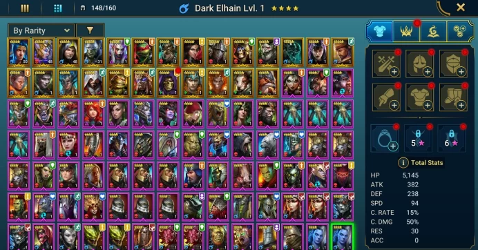 Starter acc with Raphael : 95k energy / 60 mln coins / Armanz, Arix, Ninja + 20 Login Legendaries / Maneater, Demytha