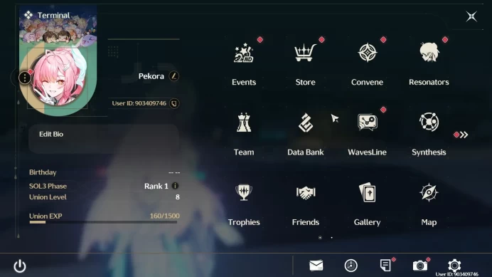 SEA|UL 8 | Starter | 10x 5* Char: Aemeath, Lingyang, Calcharo, Encore | 1x 5* Wep Stingmaster (L20)|TakeMail(WW027B)