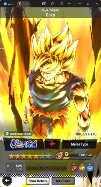Android |Lvl 144|8M Total Power|1 LR|2 UL|LR Broly Fury | UL SS Goku,SSGSS Gogeta | LogBandai Check SS DBL767B