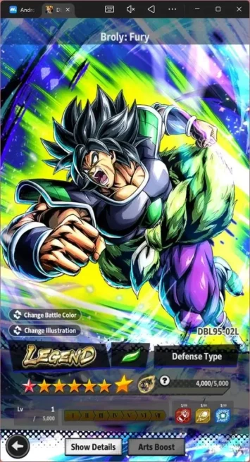 Android |Lvl 144|8M Total Power|1 LR|2 UL|LR Broly Fury | UL SS Goku,SSGSS Gogeta | LogBandai Check SS DBL767B