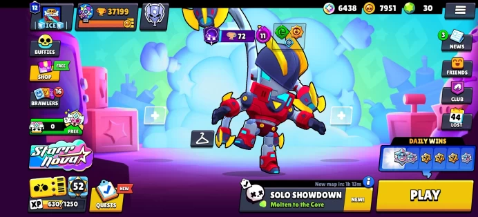 [Code A266] Level 126 / 37k Trophy + 221 Skins / Very Cheap