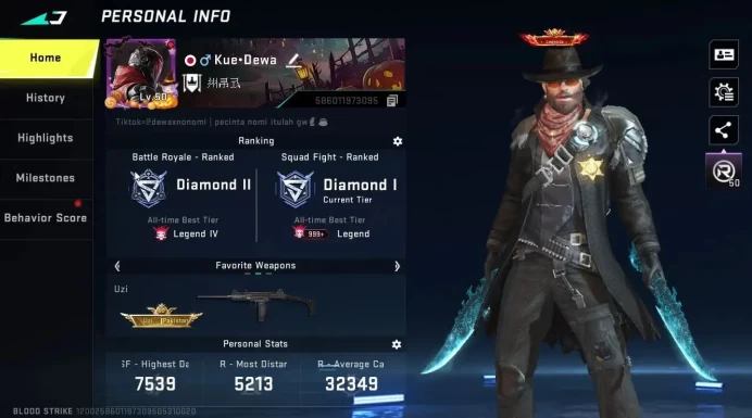 Asia|3 ETERNAL[AK47 Lv3, DEagle, UZI]|Collab TR[Takemichi]|ULTRA MELEE Sycthe,Lightblade+[Hank,Ethan,Galil,etc]|NetEase(BLS4666)