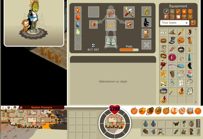 panda opti 14/7 lvl 199 full terre + pano sasa +900 + 800 000kamas