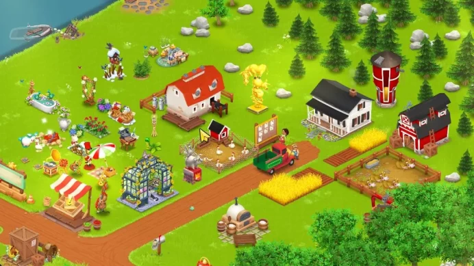 Lvl 10 | Barn Storage 3200 - Silo Storage 400 | 566k Coins - 48 DM | Material Upgrade In Barn | CFN ON | Supercel ID |HYD729