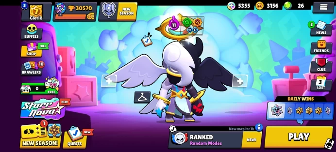 [Code A278] Level 102 / 30k Trophy + 79 Skins / Very Cheap