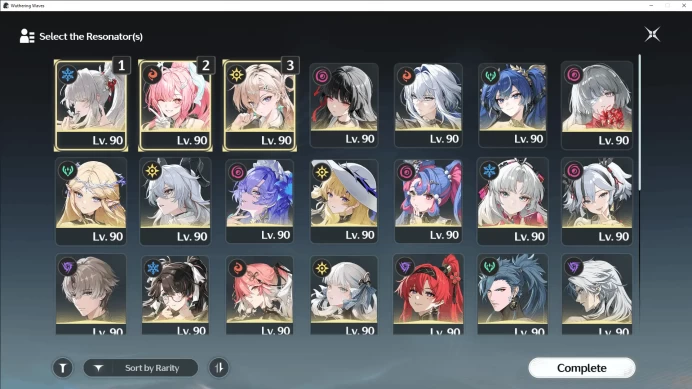 #262 20 Limit - Hiyuki S1 Jinhsi Rc1S1 Jiyan Rc1S1 Aemeath S1 Chisa S1 Iuno S1 Cartethyia S1 Zani S1 Zhezhi S1 Camellya S1 Galbreta Lynae Phrolo