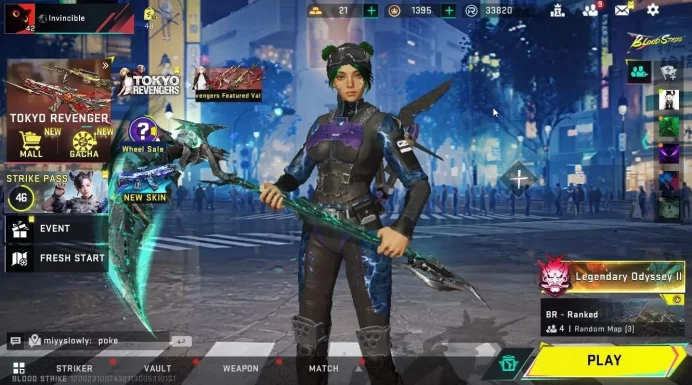 ASIA||ETERNAL DEagle-Scorpius|ULTRA MELEE Sycthe+[EMMA,HANK,Vector,Etc]|Colab BLEACH[Byakuya]+TR[Takemichi]|NetEase|BLS4674