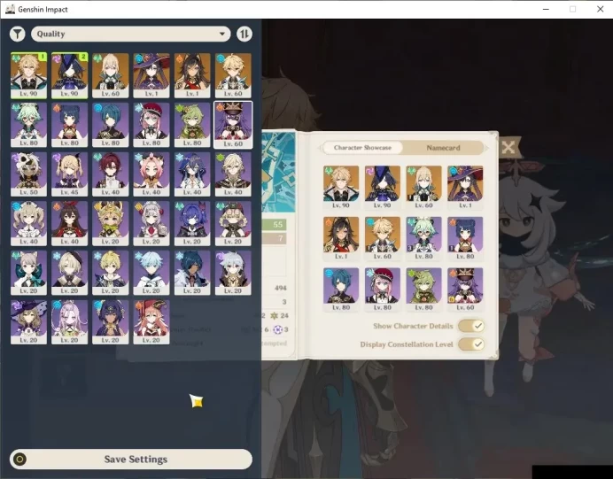 ASIA|AR 55|2 Limited+4(*5Wep)|[Varka]+Sign,Clorinde|Lumidouce Elegy,Skyward Harp|Mc Male|TakeMail|CheckSS(GI6677)