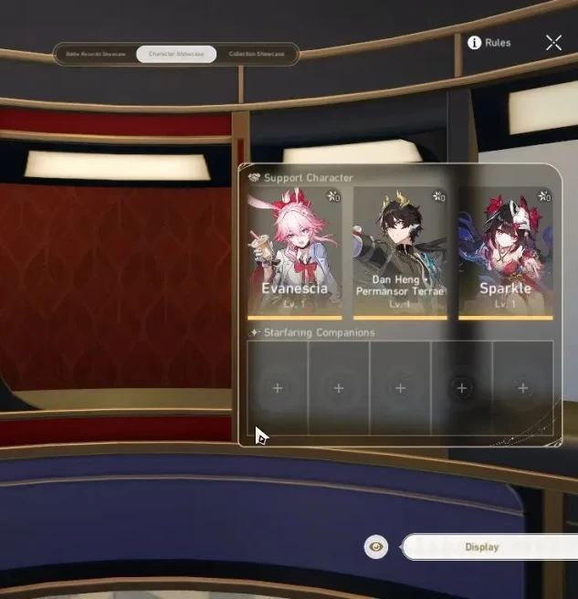 Asia|TL 4|2 Golden Companion|3 Limited|Evanescia,Sparkle,Dante|MC Male|Herta Space Station|TakeMail|CheckSS(HSR7263)