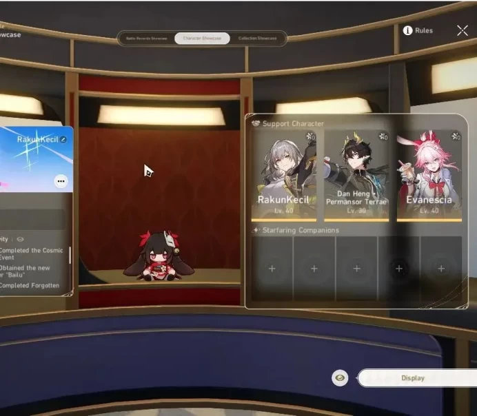 Asia|TL 26|1 Golden Companion Spirit|4 Limited|Evanescia+Sign,Sparkle,Huohuo,Dante|Mc Female|TakeMail|CheckSS|(HSR7336)