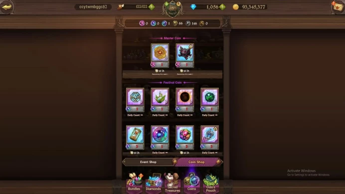 Global | 273K Power | 1056 Diamonds | UR  Demon King Meliodas| Log TF Code|Check SS 7DS525B