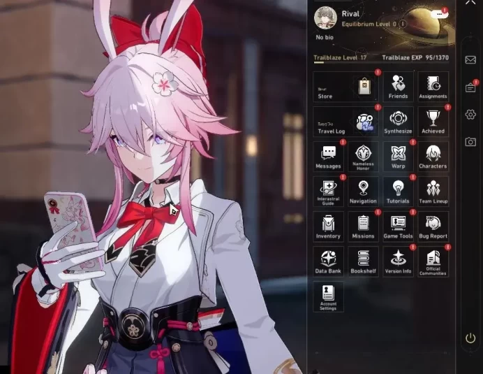 Asia|TL 17|2 Golden Companion Spirit|3 Limited|Evanescia,Dan Heng Permansor Terrae,Sparkle|Mc Male|TakeMail|CheckSS|(HSR7338)