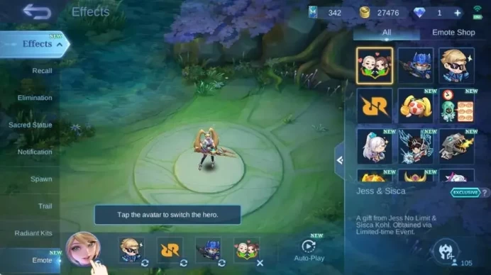 Global|Hero 105|Skin 176|Expert|KOF Karina|Transformers Roger+Popol and Kupa|LuckyBox Moskov|Collab Badang|More Check SS ML2081B