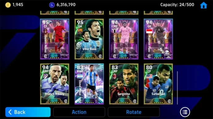 Android Power 3151 | Cannavaro Epic DB | Kahn Epic DB |  McTominay Big Time | Batistuta Epic DB | Rijkaard Epic DB EFB291B 2026