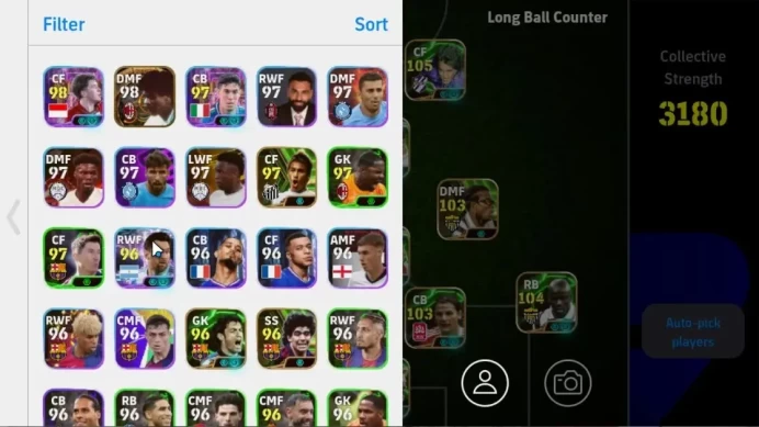 Android|BigTime Frank Rijkaard,Epic Oliver Kahn,Lilian Thuram,Showtime Darwin Nunez,Robert Lewandowski|PES 2026|TakeMail|EF1810