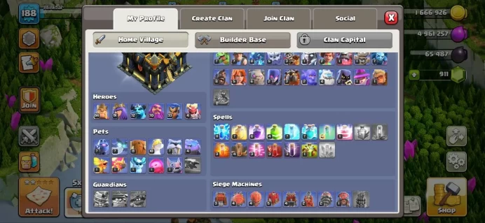 Th_17(XP 188)(HERO:84/91/72/70/33/4)(C.N 500 GEM)(HELP WORKER MAX)(PLS SEE PIC)(LIFTIME WARANTY)