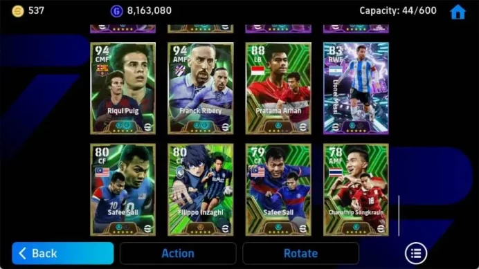 Android|PW 3192 |Cannavaro Epic, Leonardo Bonucci Epic,Demetrio Albertini Epic,Francesco Totti Epic, ||2026|Check SS EFB1657B