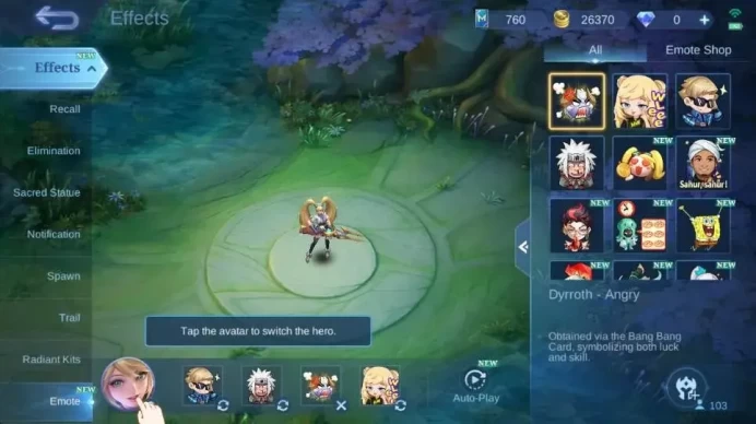 Global|Hero103|Skin196|Renowned|Legend Alucrad|KOF Karina+Chou|Kishin Lancelot|Spongebob Gloo|Clouds Xavier|MoreCheck SS ML2083B
