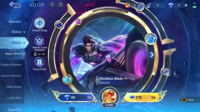 Global|Hero103|Skin196|Renowned|Legend Alucrad|KOF Karina+Chou|Kishin Lancelot|Spongebob Gloo|Clouds Xavier|MoreCheck SS ML2083B