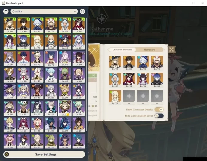 ASIA|AR56|8 Limited+5(*5Wep)|[Columbina,Navia]+Sign,Flins,Furina,Zhongli,Chasca,Mualani,Etc|Mc Female|Reoni ON|TakeMail(GI6684)