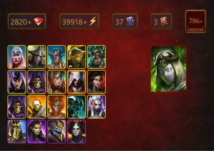 [STARTER]Theodosia+Arbiter+Loki+Rathalos+Scyl+Michelangelo+Leminisi the Gold-Wing+Alice+Skeletor+Ezio Auditore+Adelyn+42Epics