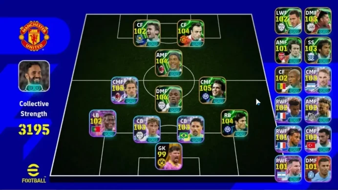 Android|Claude Makelele,Luka Modric,Lothar Matthaus,Ronaldinho Gaucho,Javier Zanetti,DimitarBerbatov|PES 2026|Take Email(EF1747)
