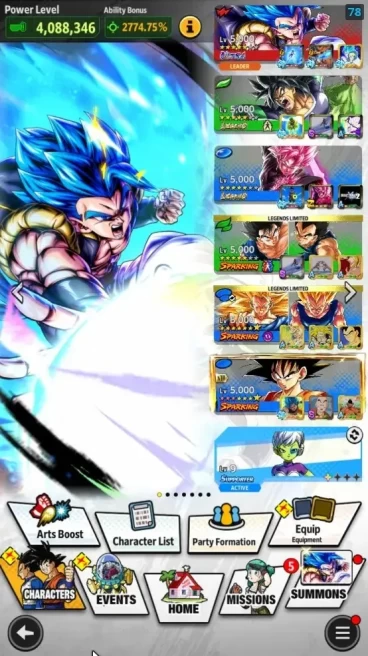 39M TotalPower|LV 152|2LR+4UL+11LL|Broly:Fury,SS Goku Black,SSB Gogeta(Red),SS Goku(Red),Omega Shenron|Android|CheckSS(DBL1056)