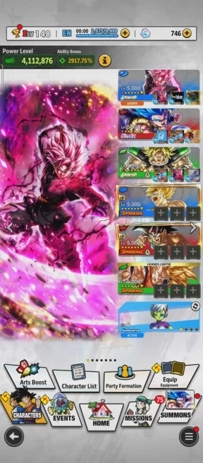 ANDROID+IOS- Team Meta- UL New Gogeta 8S+LR Broly 8S+LR Rose Goku+ Godly Equip (D204)