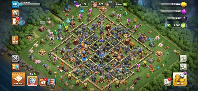 Town hall 18 Xp 181, free change name, C6321