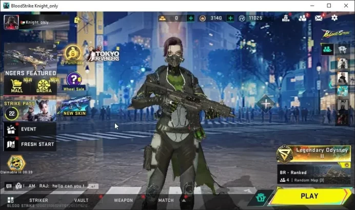 ASIA|Fresh Starter|Collab TOKYO REVENGERS[MCX-The Worst Future]|Legendary INP-9-Violet Wraith|NetEase|Check SS(BLS4682)