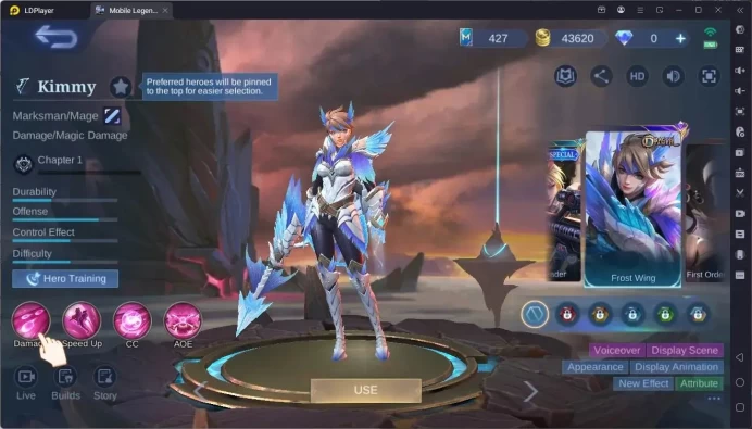 Global | Hero 89 | Skin 172| Expert| CC Natalia| Lightborn Tigreal| Valentine Claude| Blazing Aldous| More Check SS ML2085B