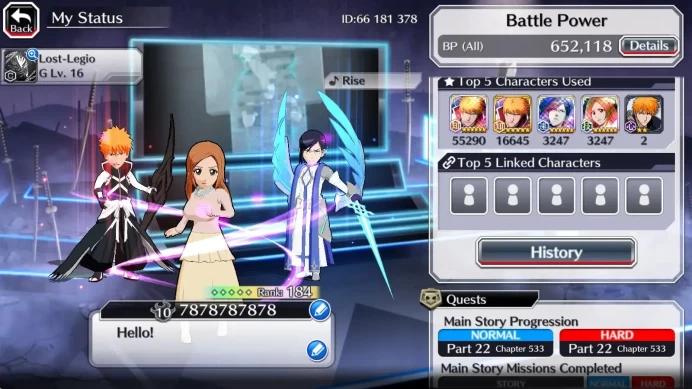 Global | 51K Orb+Story Normal Clear|918 Max Lv Characters|Ichigo TYBW 2025 ,Aizen 6th Anniv,Ichigo TYBW 2024 | TakeMail BBS538B