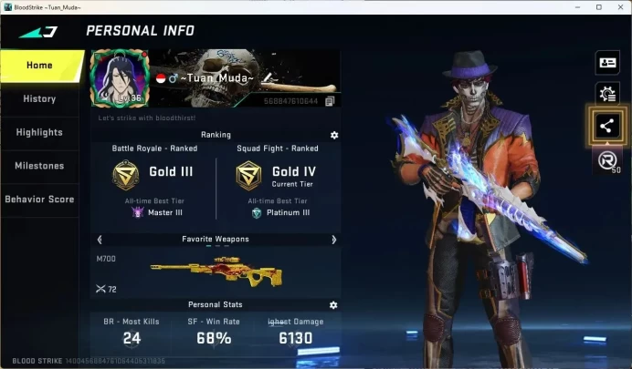 EU-MENA | Legendary Katana Ronin | 4 Ultra Guns | Ultra Sedan Odashadow | Legendary Nacho Skin|More Check SS BS1115B