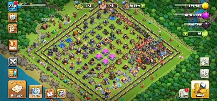 TH 18 Max, 11 Equipment Epic, Defense Max, Hero Max, Troops Max, Builder Hall Troops Full Max