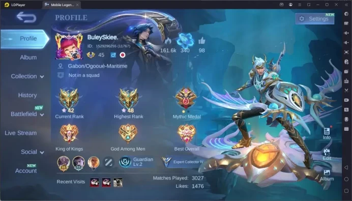 Global |Hero 72|Skin 119|Expert|CC Natalia|Naruto Vale|Spongebob Cyclops|9th Fanny|Lunar Change|More Check SS ML2086B