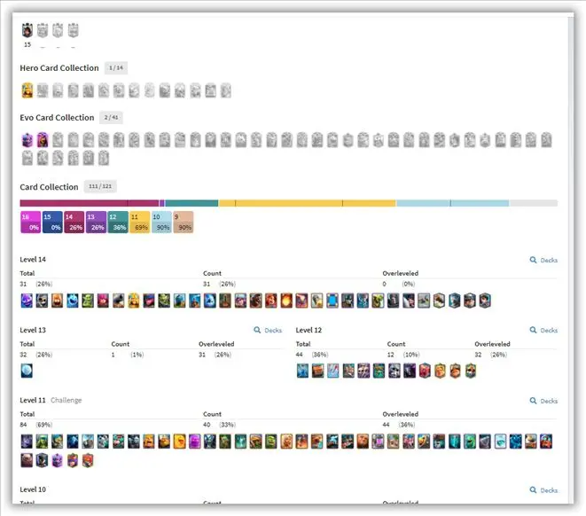 ( GOLD : 2.2 MILLION ) 9 YEARS ACC ll KING TOWER 15 ll EMOTES : 73l111 CARDS OPEN ll ANDROID ADN IOS